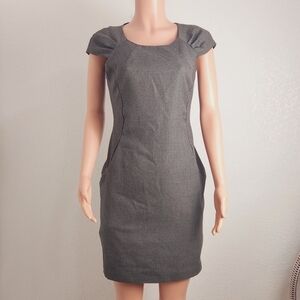 NAF Naf Cap Sleeve Sheath Dress With Pockets Size: 40